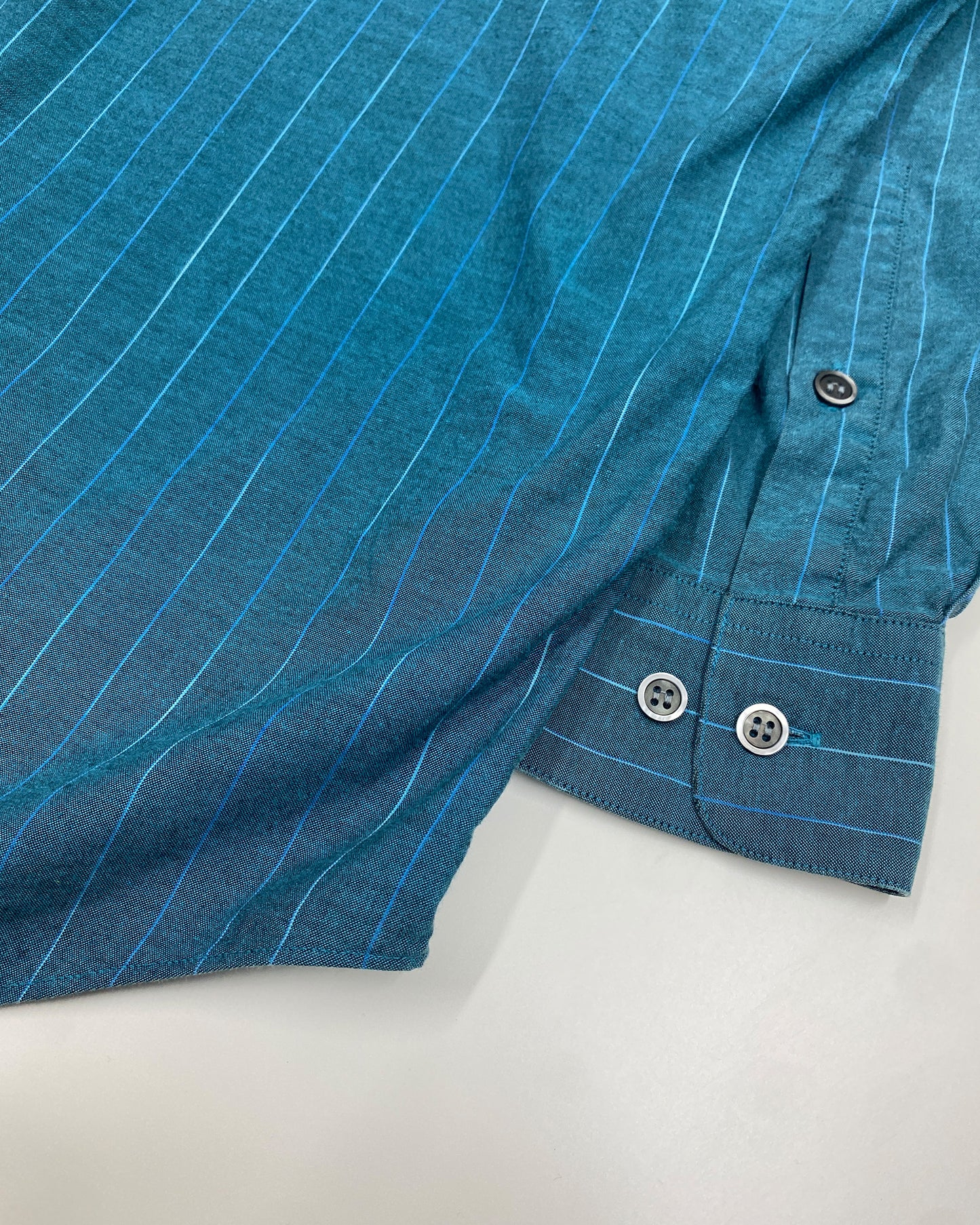 IM Product 1990s Striped Shirt Blue
