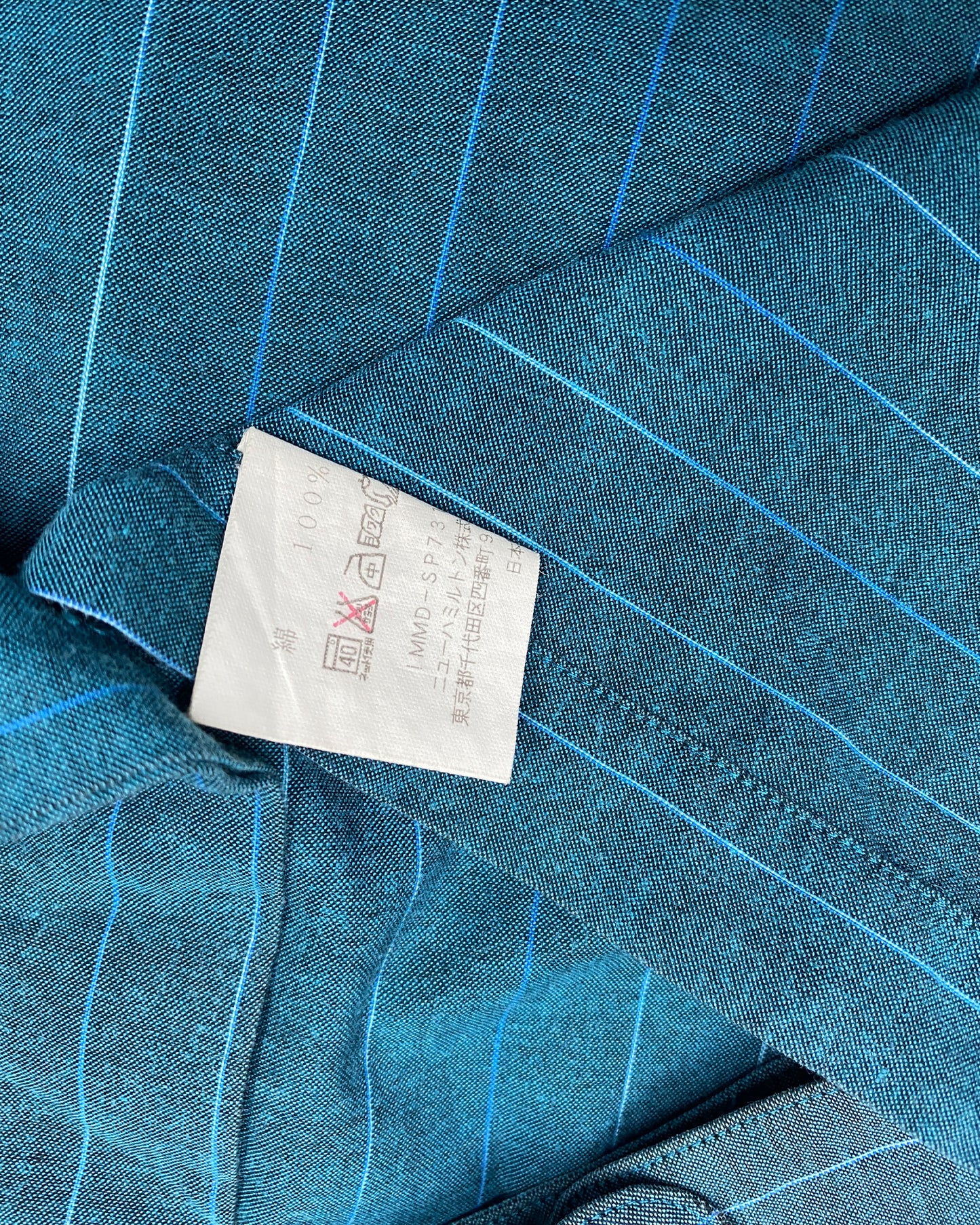IM Product 1990s Striped Shirt Blue