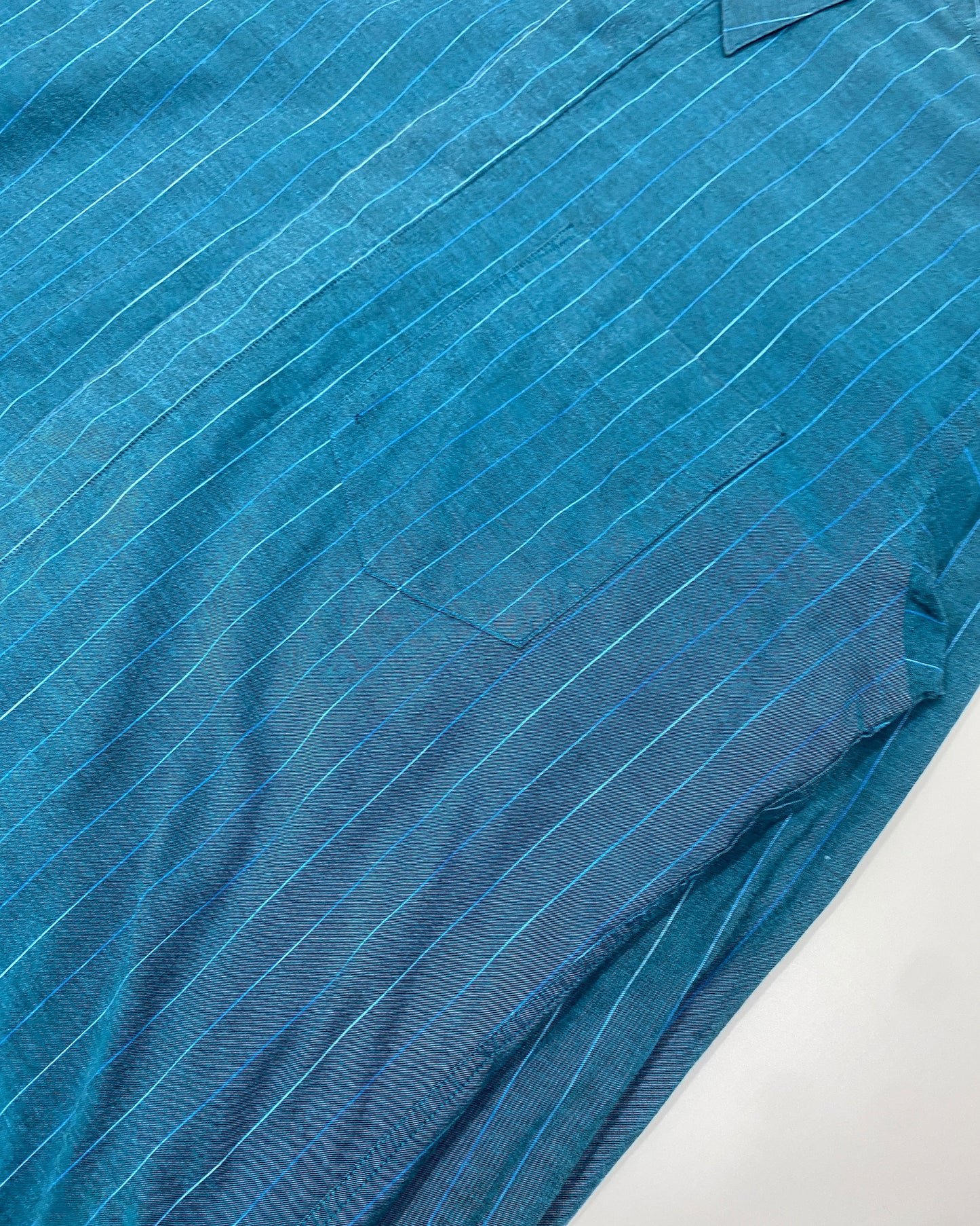 IM Product 1990s Striped Shirt Blue