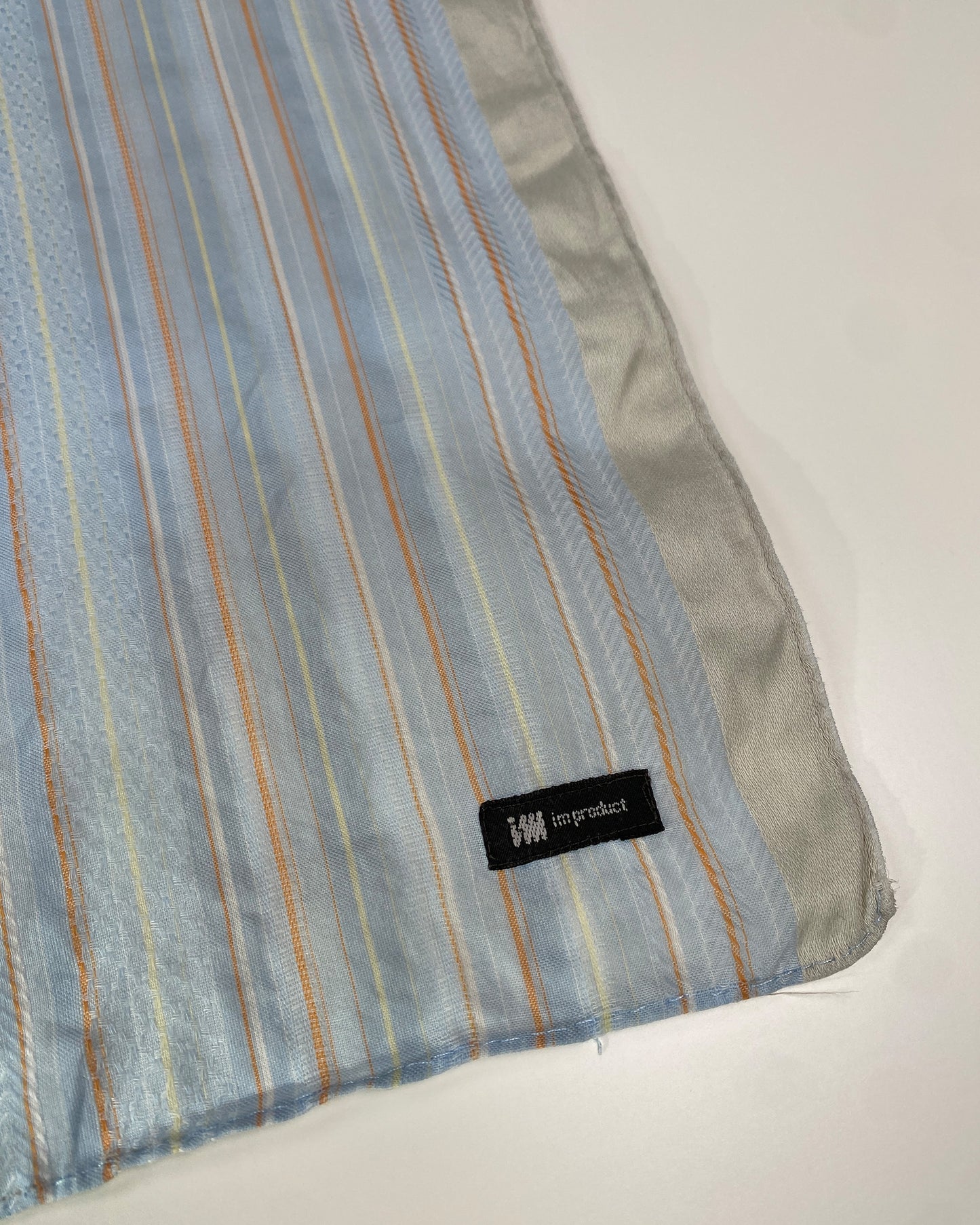 IM Product 1990s Striped Cloth Light Blue