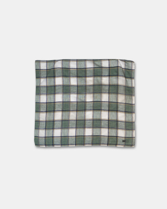 IM Miyake Design Studio 1980s Checkered Cloth Green
