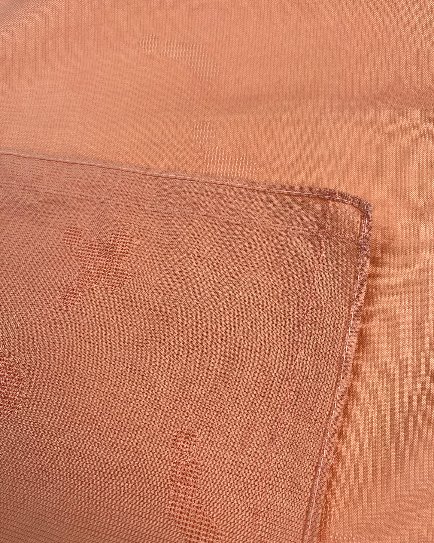 IM Miyake Design Studio 1980s Weave Cloth Soft Orange