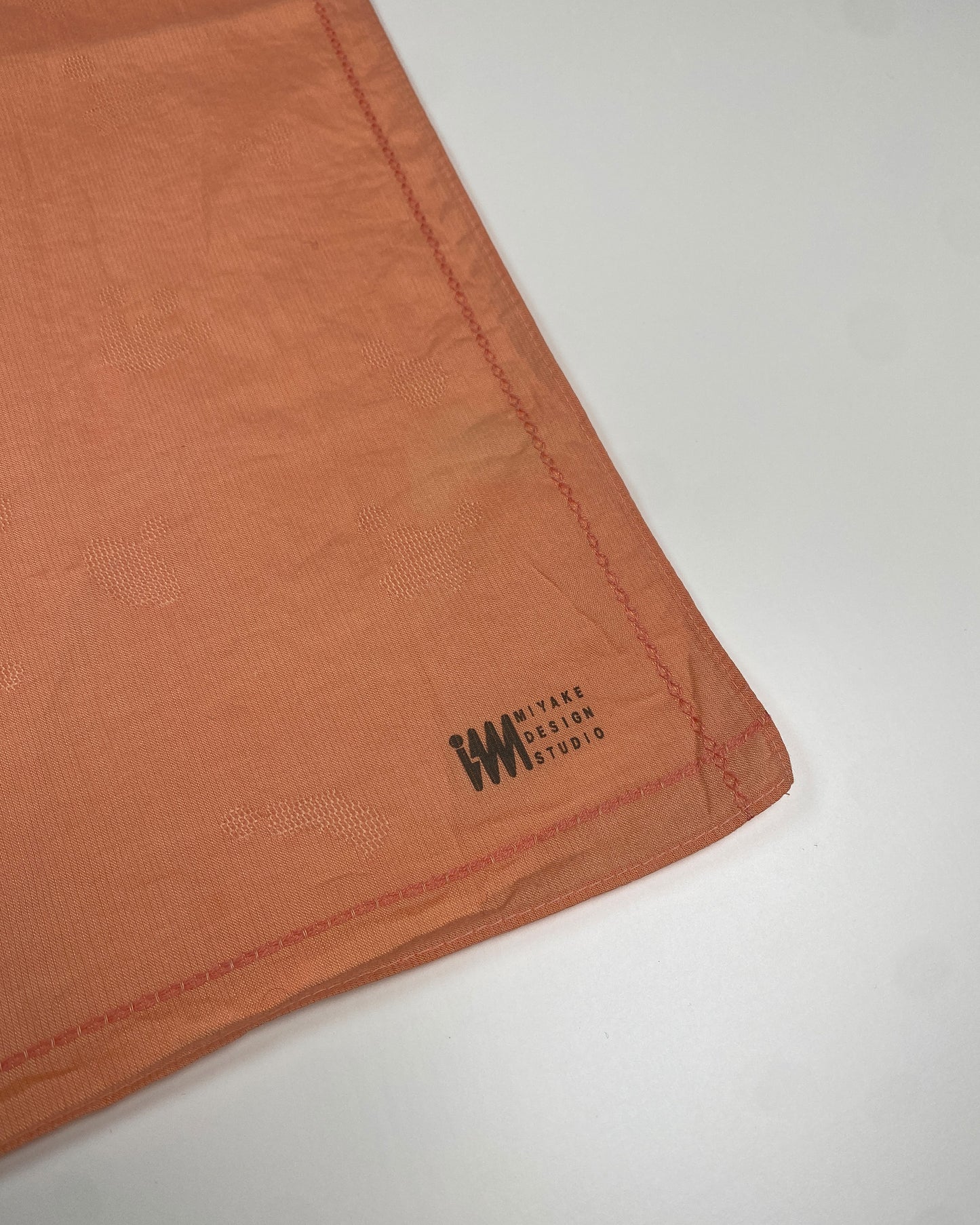 IM Miyake Design Studio 1980s Weave Cloth Soft Orange
