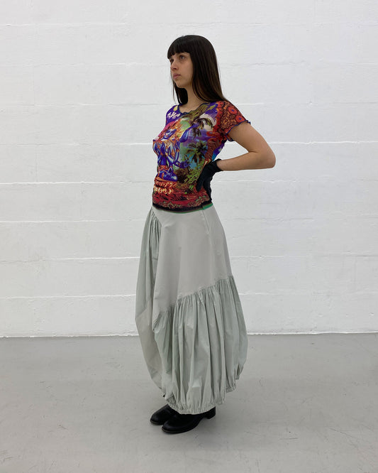 Jean Paul Gaultier Maille SS1997 Shiva Hindu God Mesh Top Multicolor