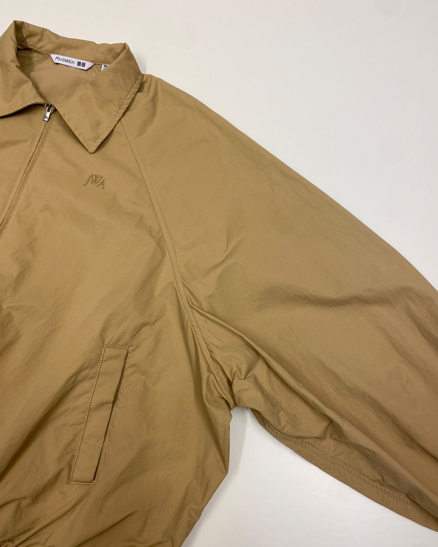 J.W. Anderson x Uniqlo 2020s Oversized Raglan Zip Jacket Beige