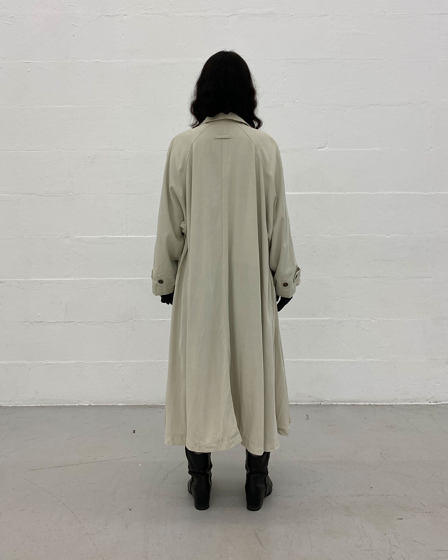 Jean Paul Gaultier Femme 1990s Ultra Floaty Coat Creme