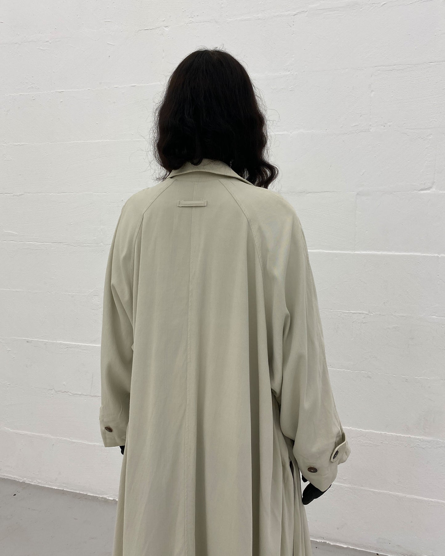 Jean Paul Gaultier Femme 1990s Ultra Floaty Coat Creme