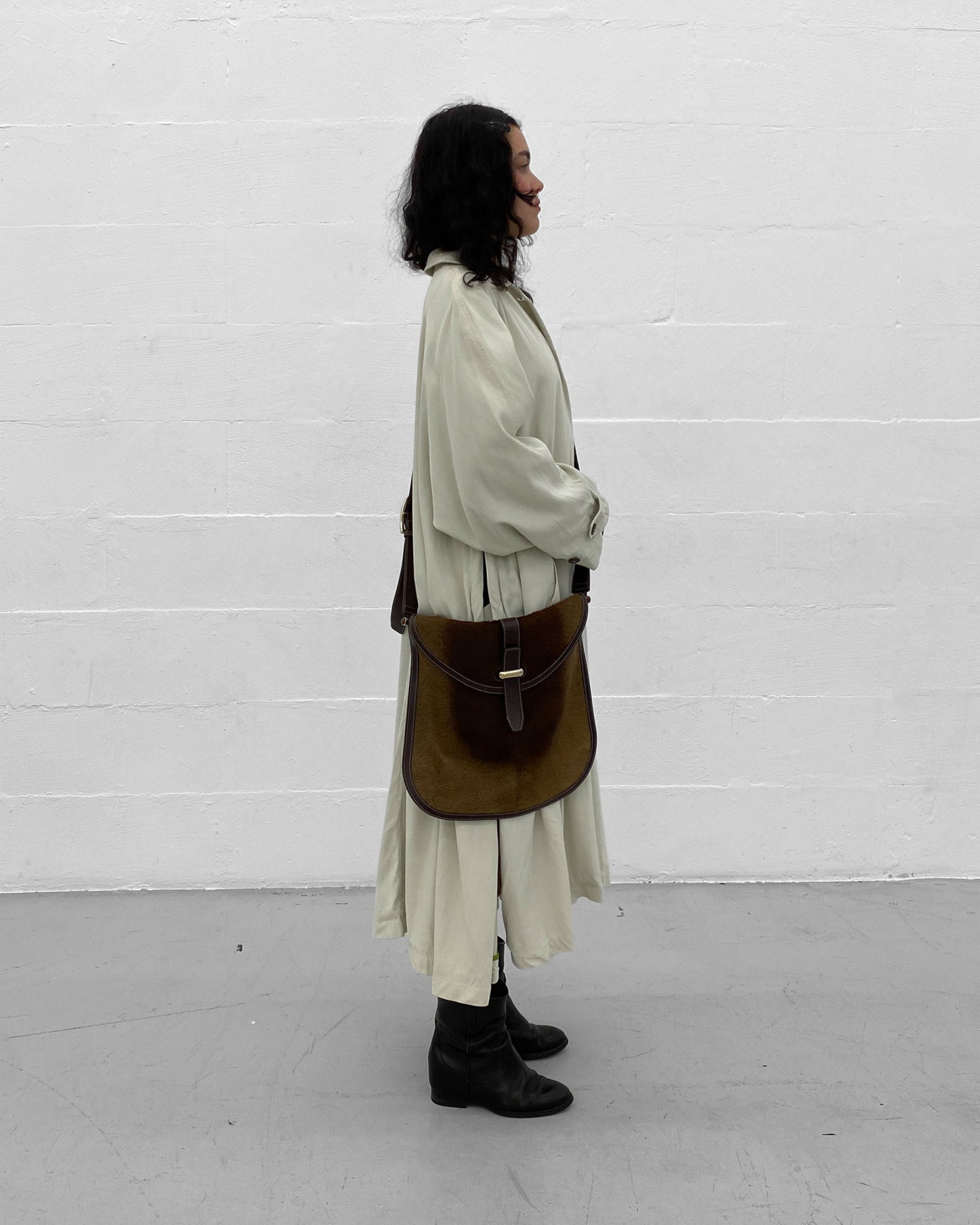 Jean Paul Gaultier Femme 1990s Ultra Floaty Coat Creme