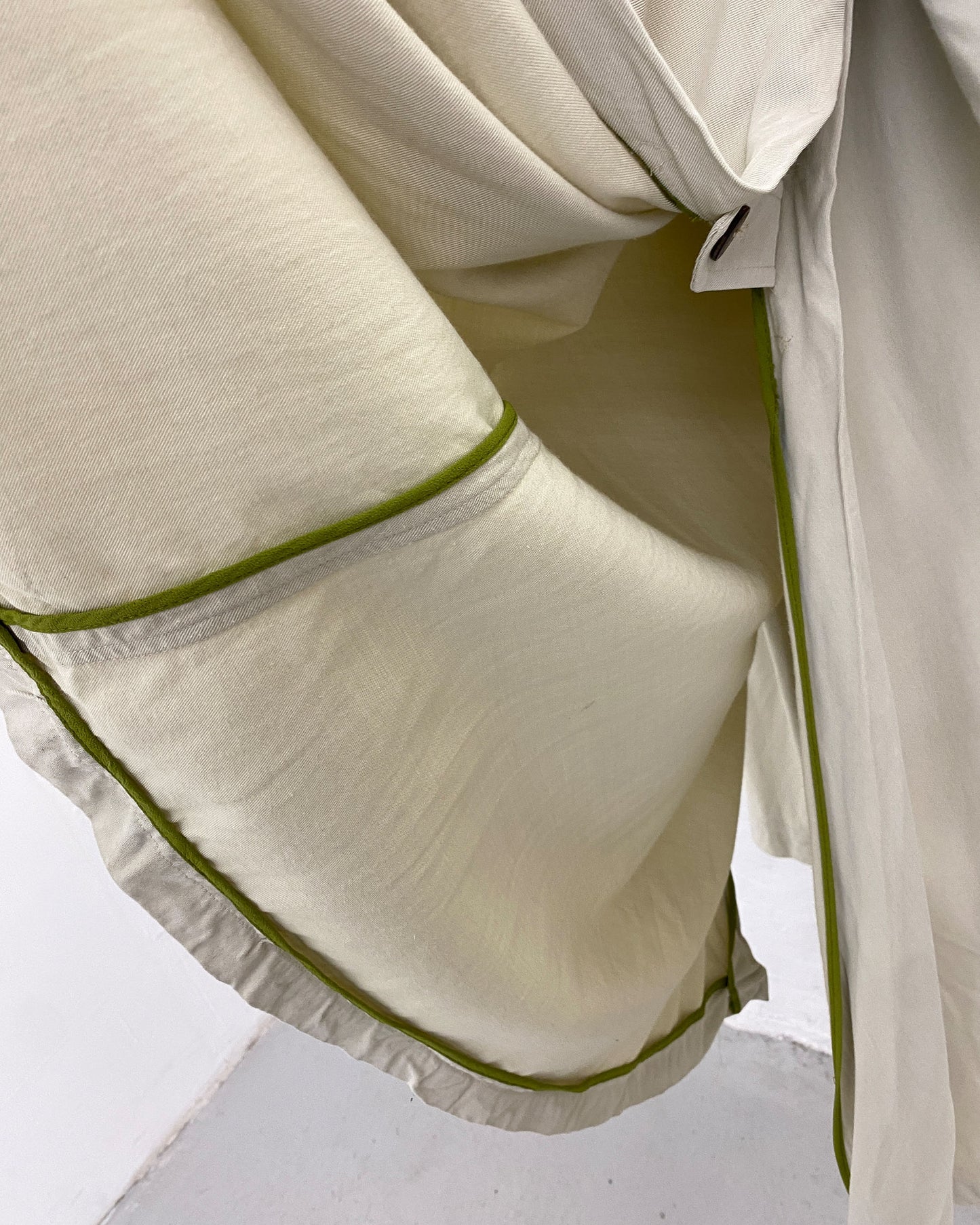 Jean Paul Gaultier Femme 1990s Ultra Floaty Coat Creme