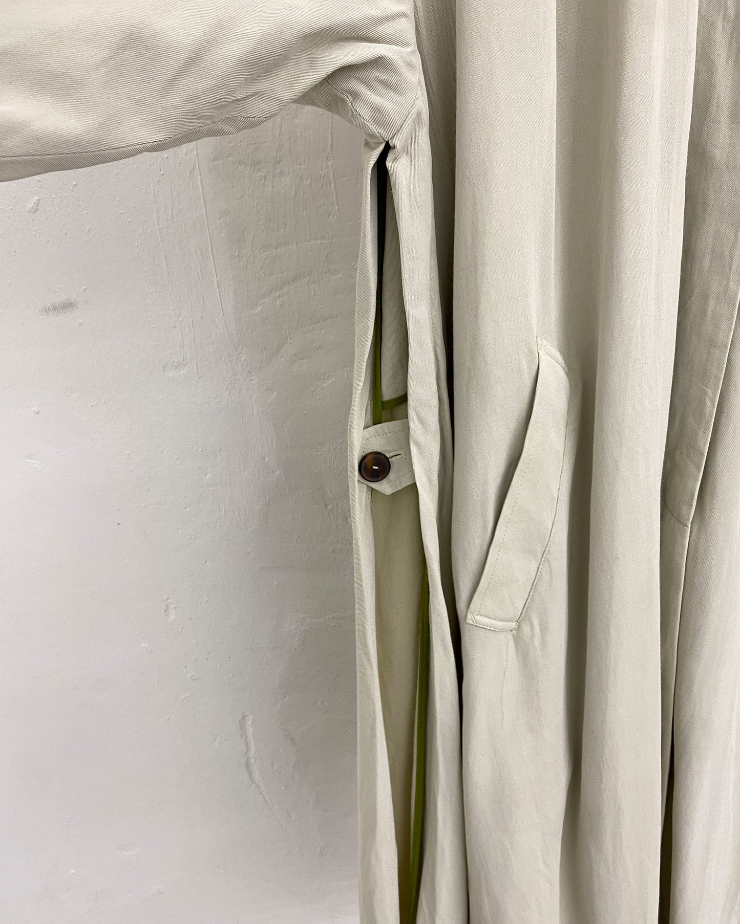 Jean Paul Gaultier Femme 1990s Ultra Floaty Coat Creme