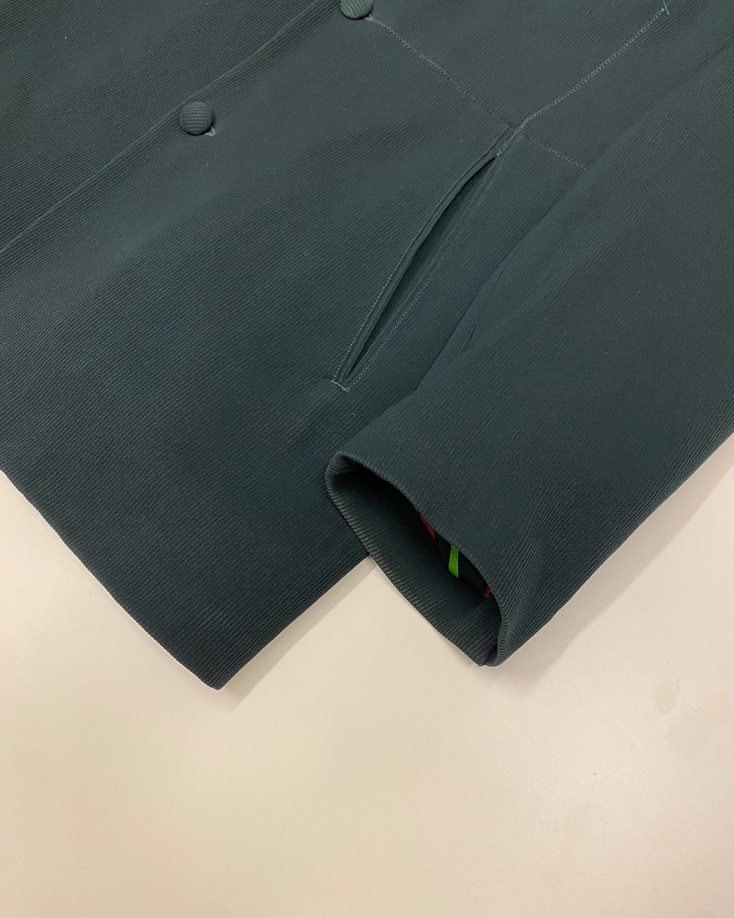 Jean Paul Gaultier Homme 1990s Structured Blazer Jacket Dark Green