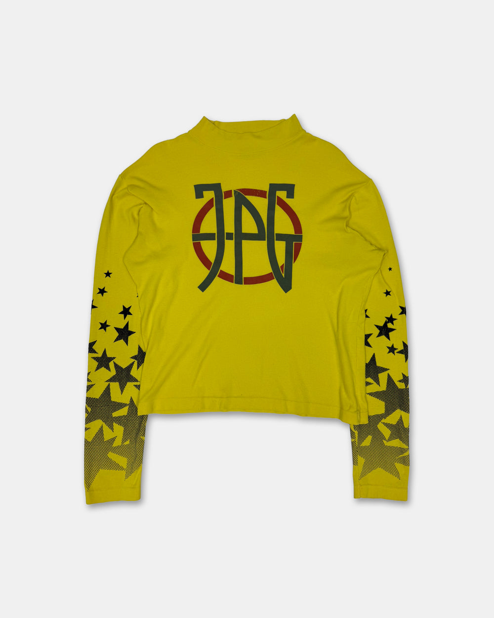 Jean Paul Gaultier 1980s Star Sleeve Longsleeve T-Shirt Yellow