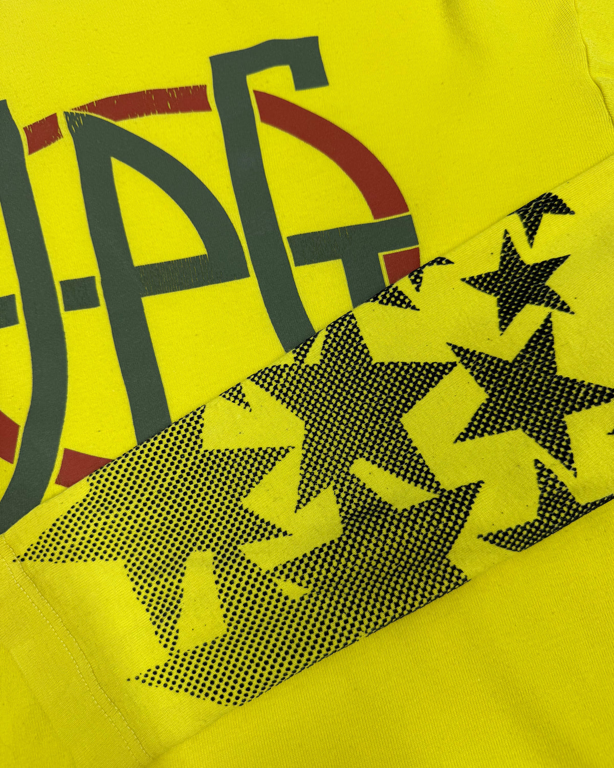 Jean Paul Gaultier 1980s Star Sleeve Longsleeve T-Shirt Yellow