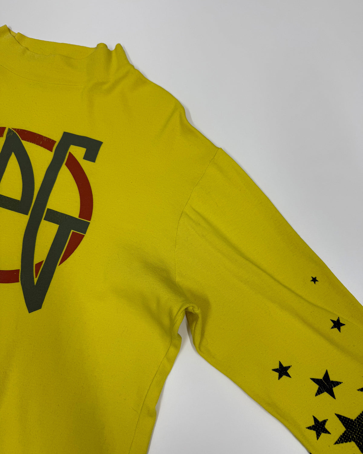Jean Paul Gaultier 1980s Star Sleeve Longsleeve T-Shirt Yellow