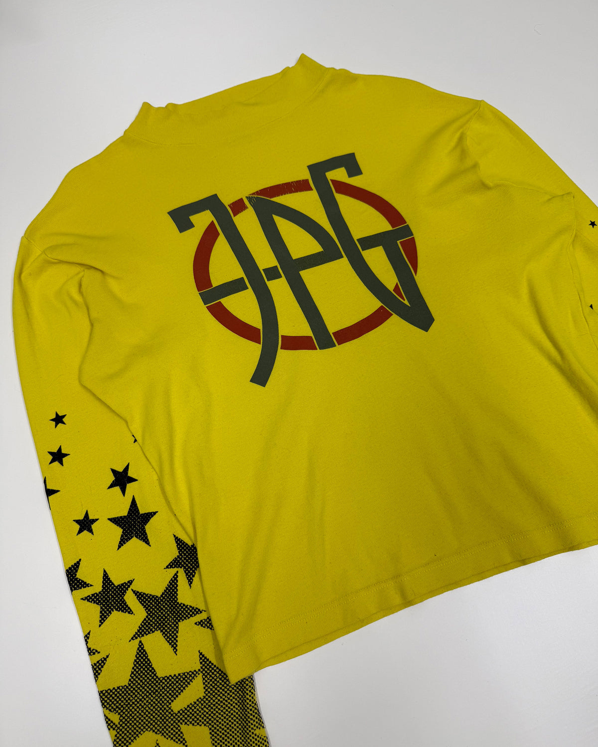 Jean Paul Gaultier 1980s Star Sleeve Longsleeve T-Shirt Yellow