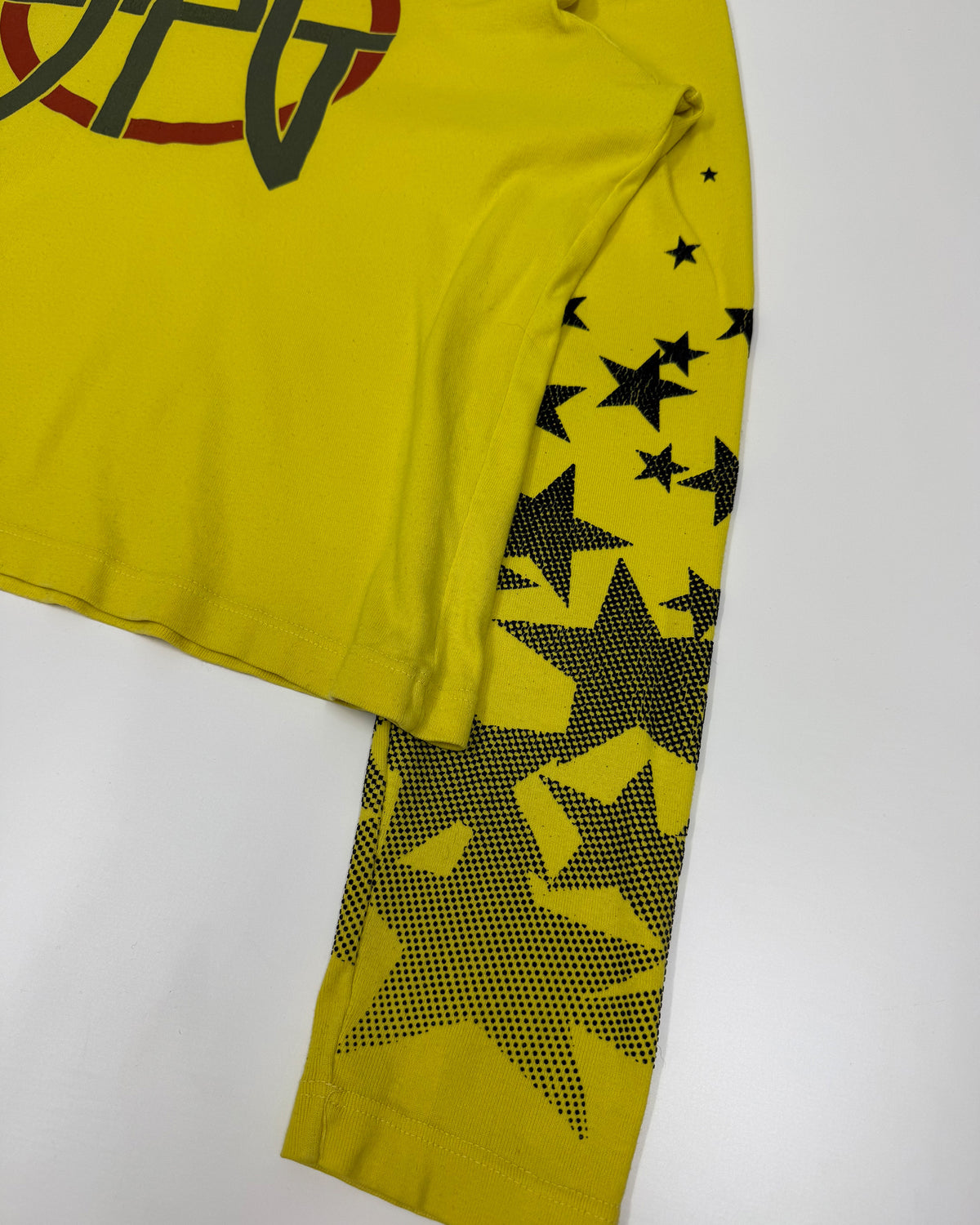 Jean Paul Gaultier 1980s Star Sleeve Longsleeve T-Shirt Yellow