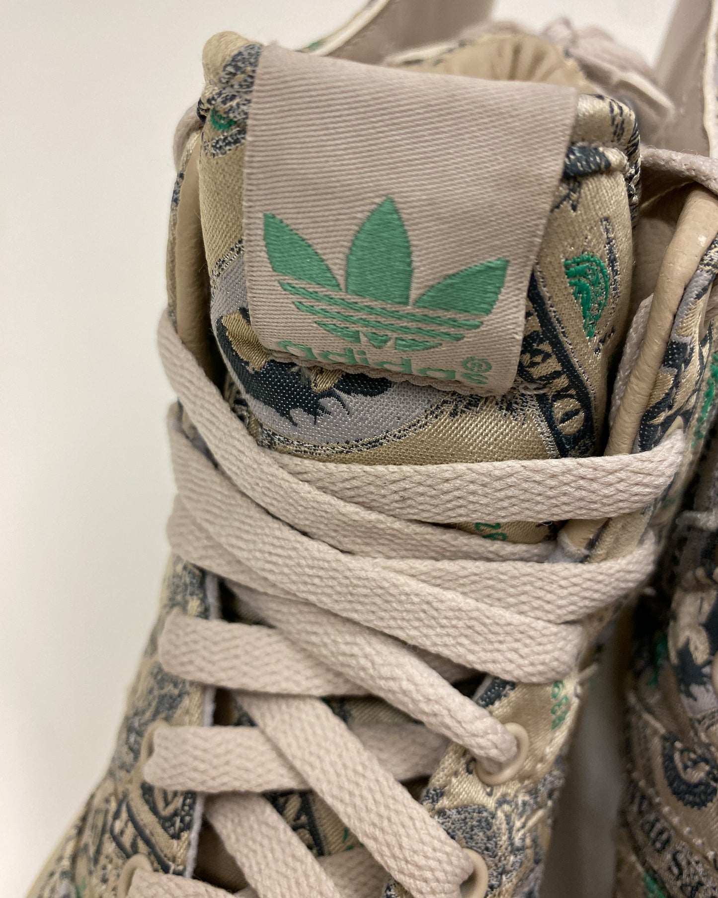 Jeremy Scott x Adidas 2013 JS Wings 2.0 Money Sneaker Beige