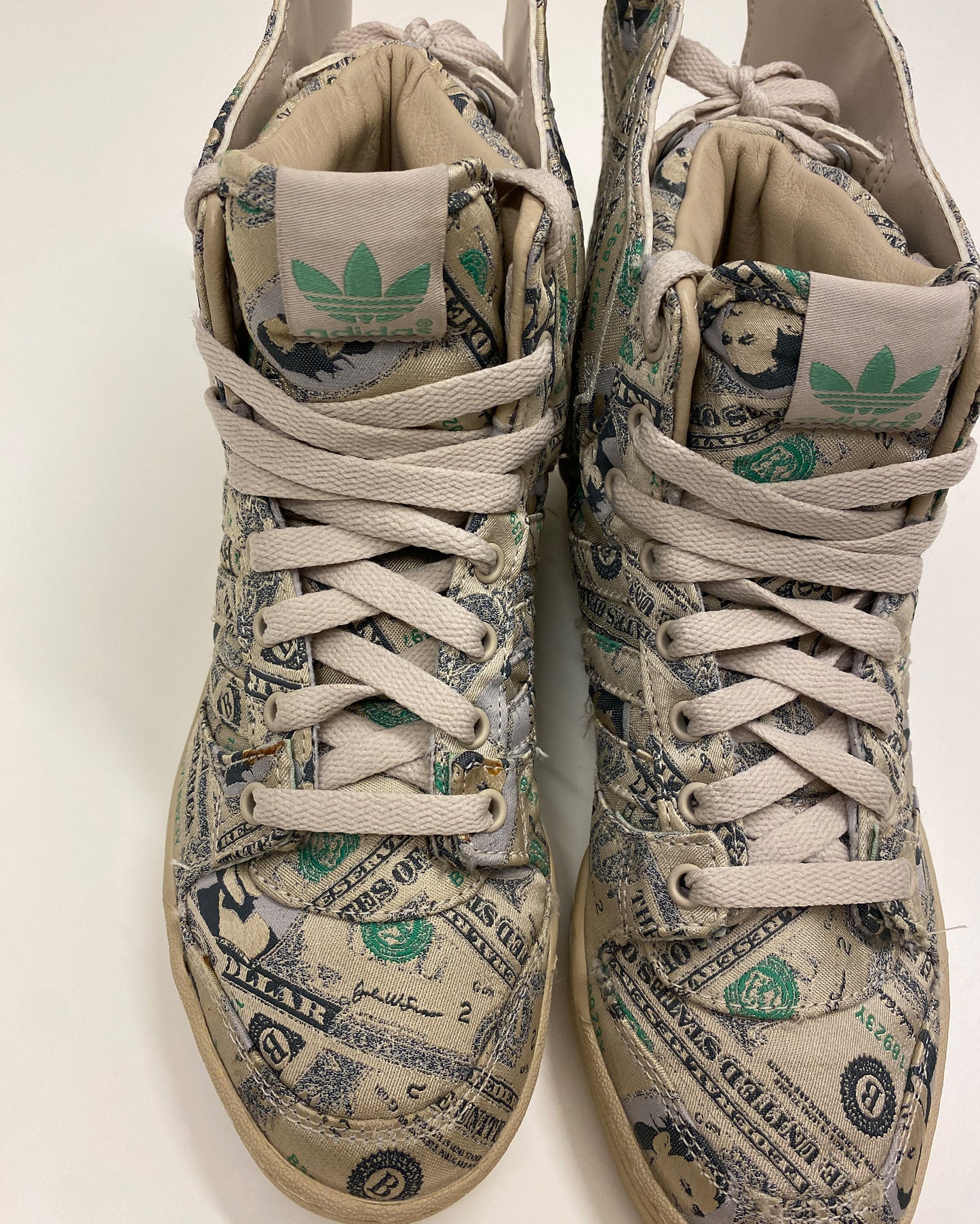 Jeremy Scott x Adidas 2013 JS Wings 2.0 Money Sneaker Beige
