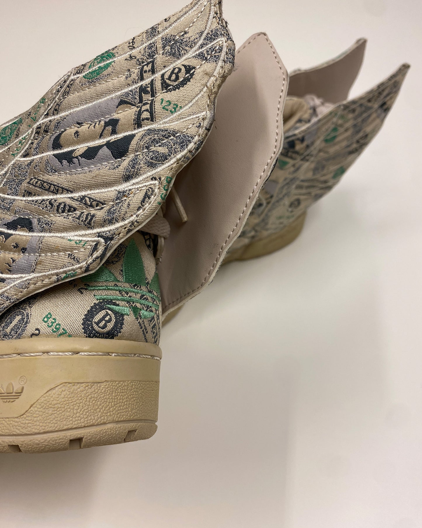 Jeremy Scott x Adidas 2013 JS Wings 2.0 Money Sneaker Beige