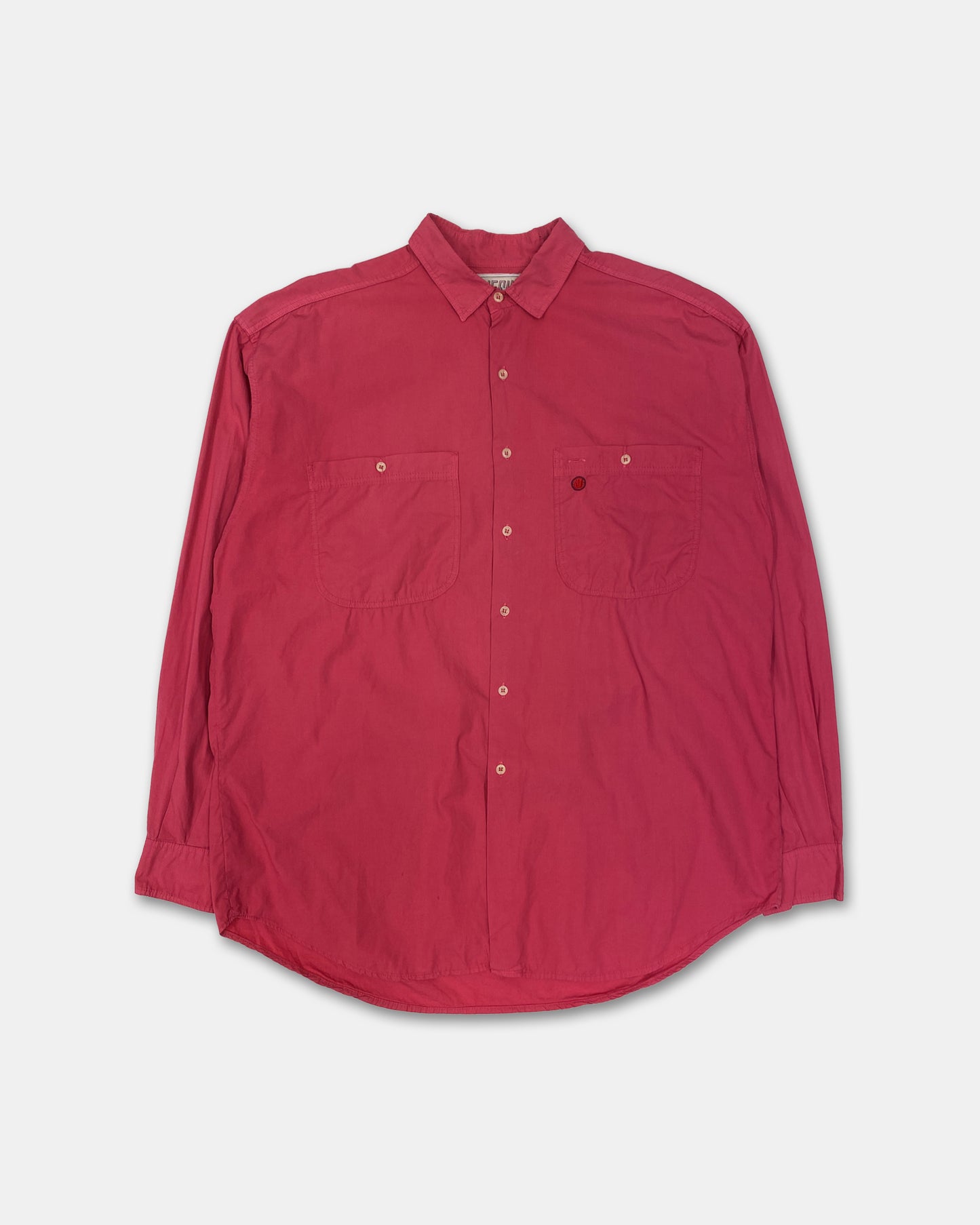 Jesus 1980s Chest Pocket Shirt Pink