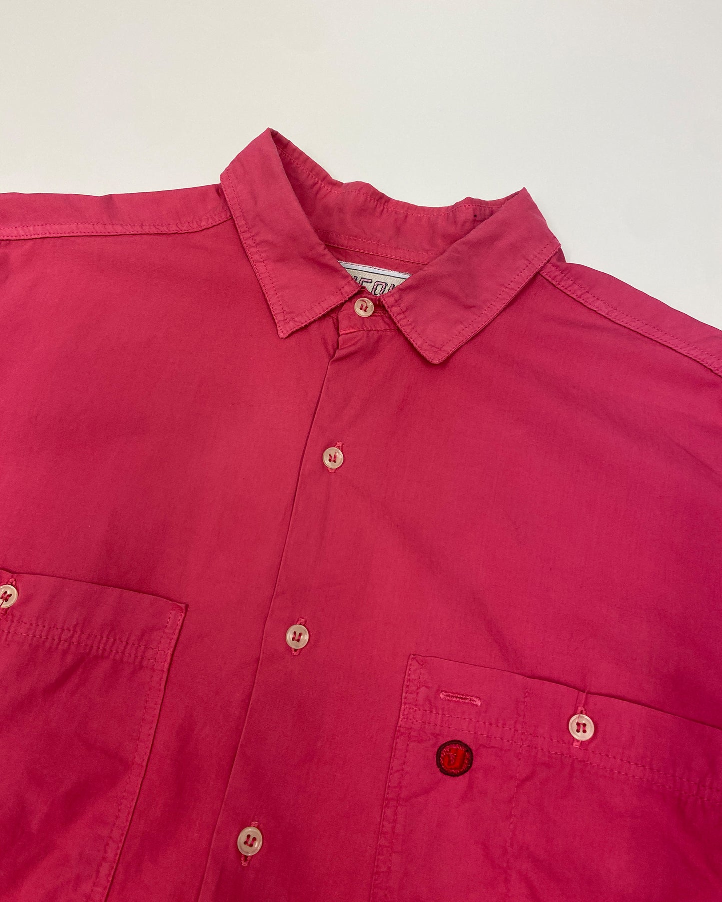 Jesus 1980s Chest Pocket Shirt Pink