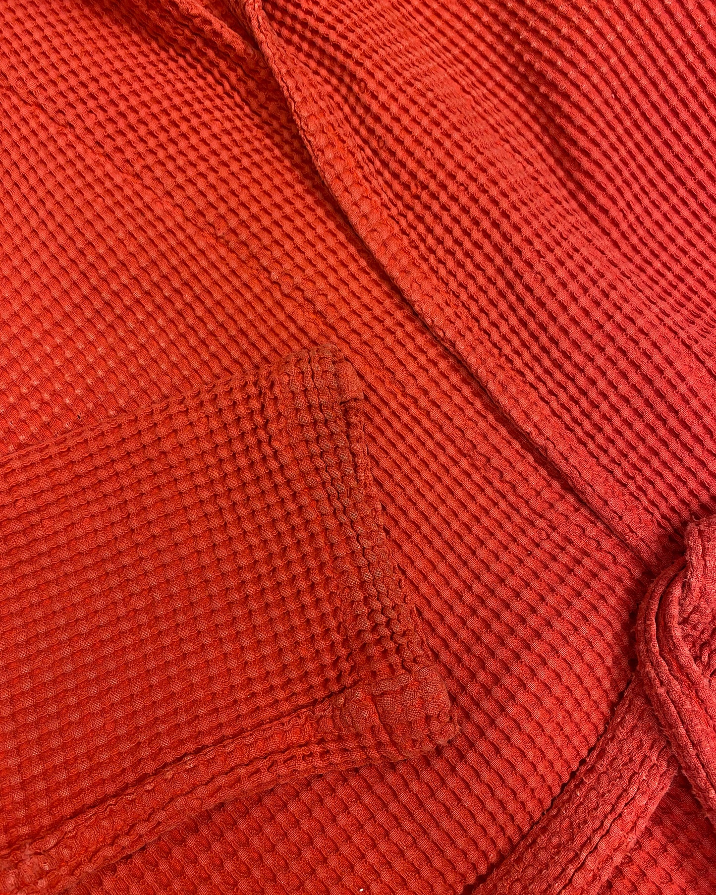 Jil Sander 1990s Cotton Bathorbe Coat Red