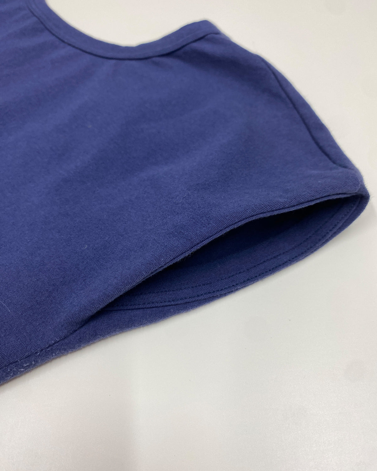Jil Sander 1980s Basic Body Top Blue