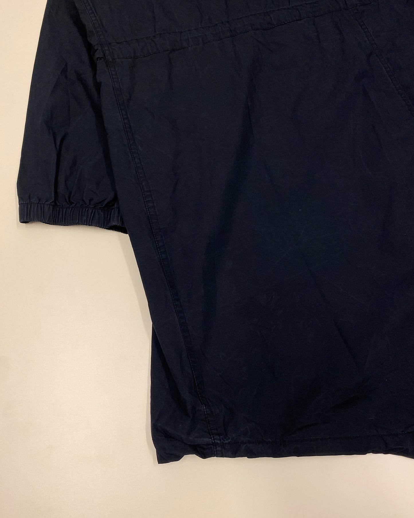 Jil Sander AW2020 Hooded Logo Fishtail Coat Navy