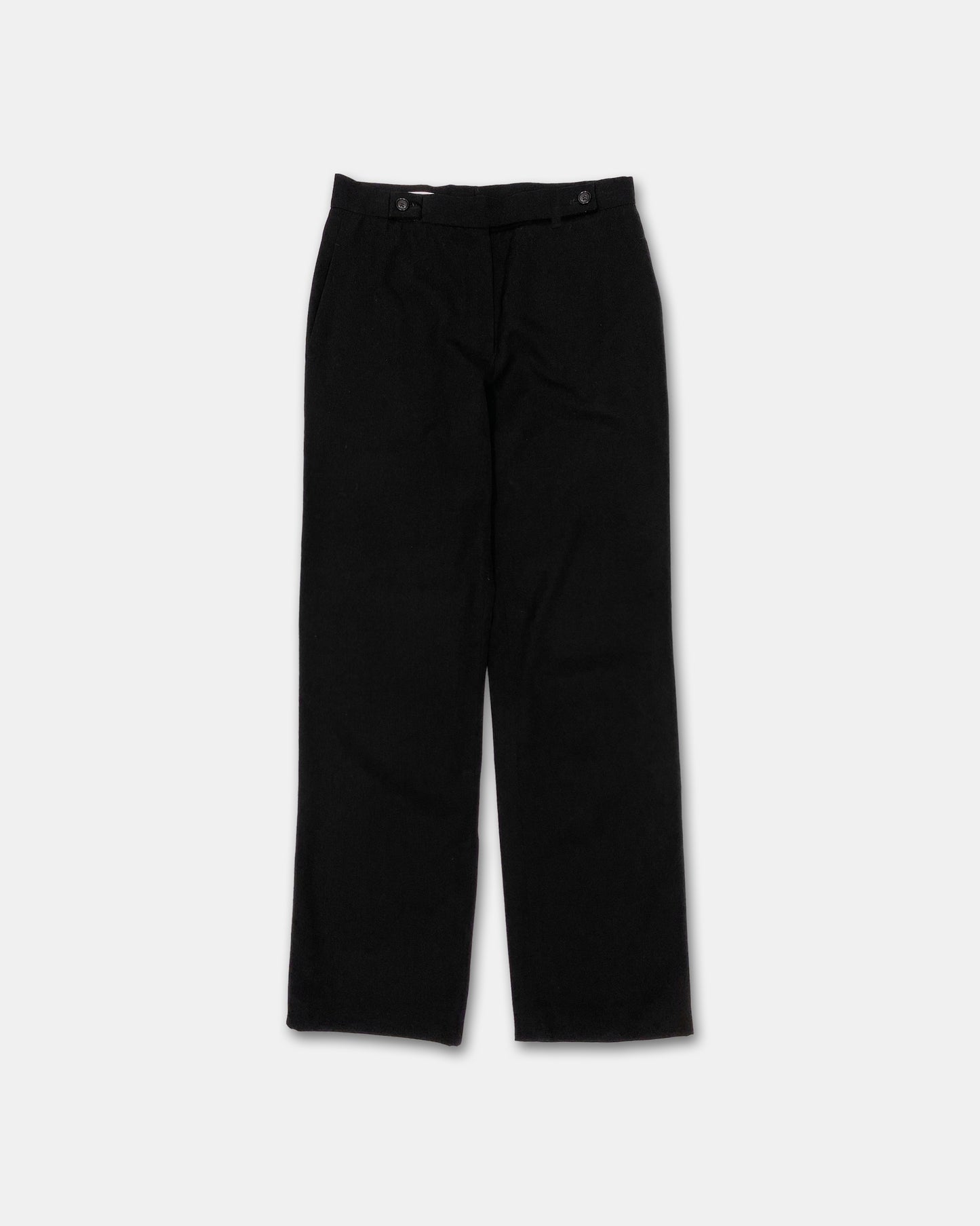 Jil Sander 1990s Wool Pants Black