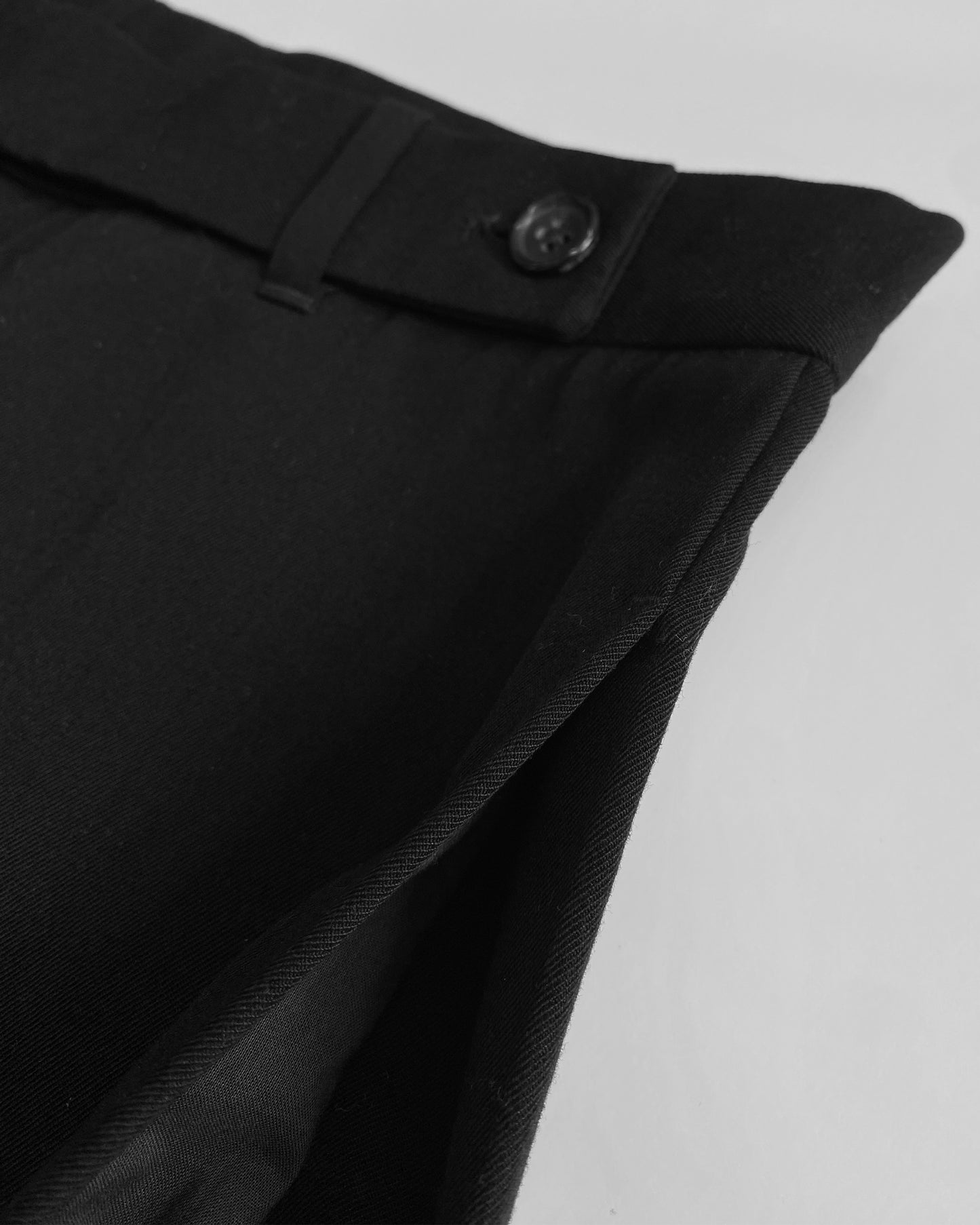 Jil Sander 1990s Wool Pants Black