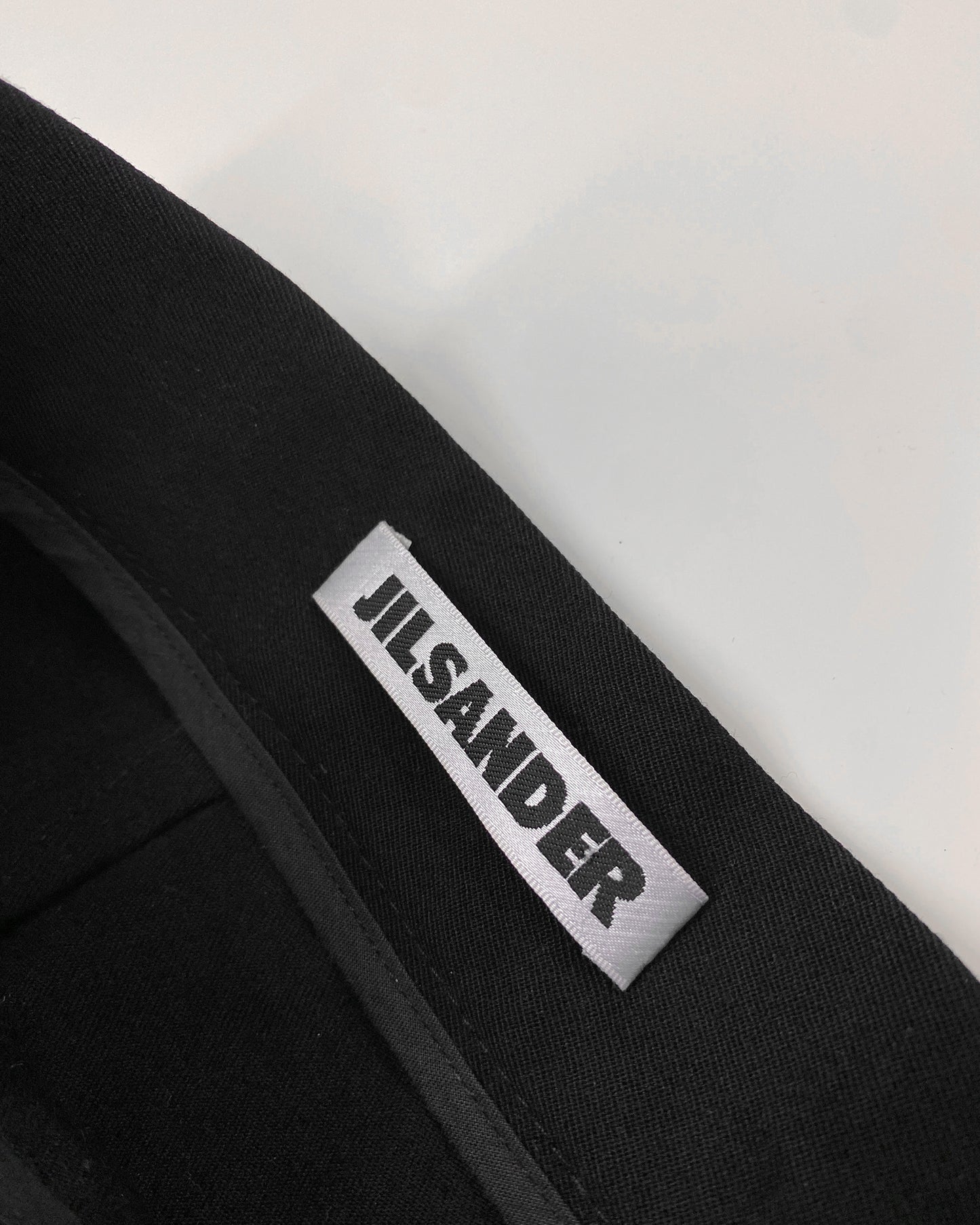 Jil Sander 1990s Wool Pants Black