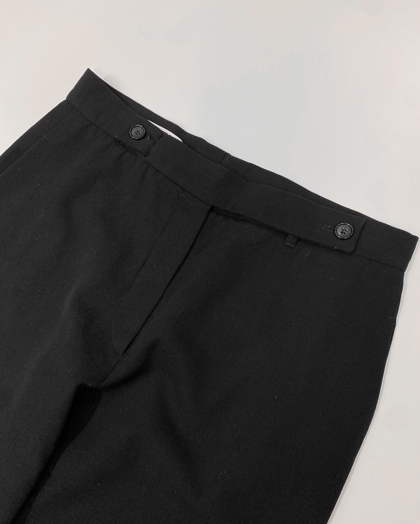 Jil Sander 1990s Wool Pants Black