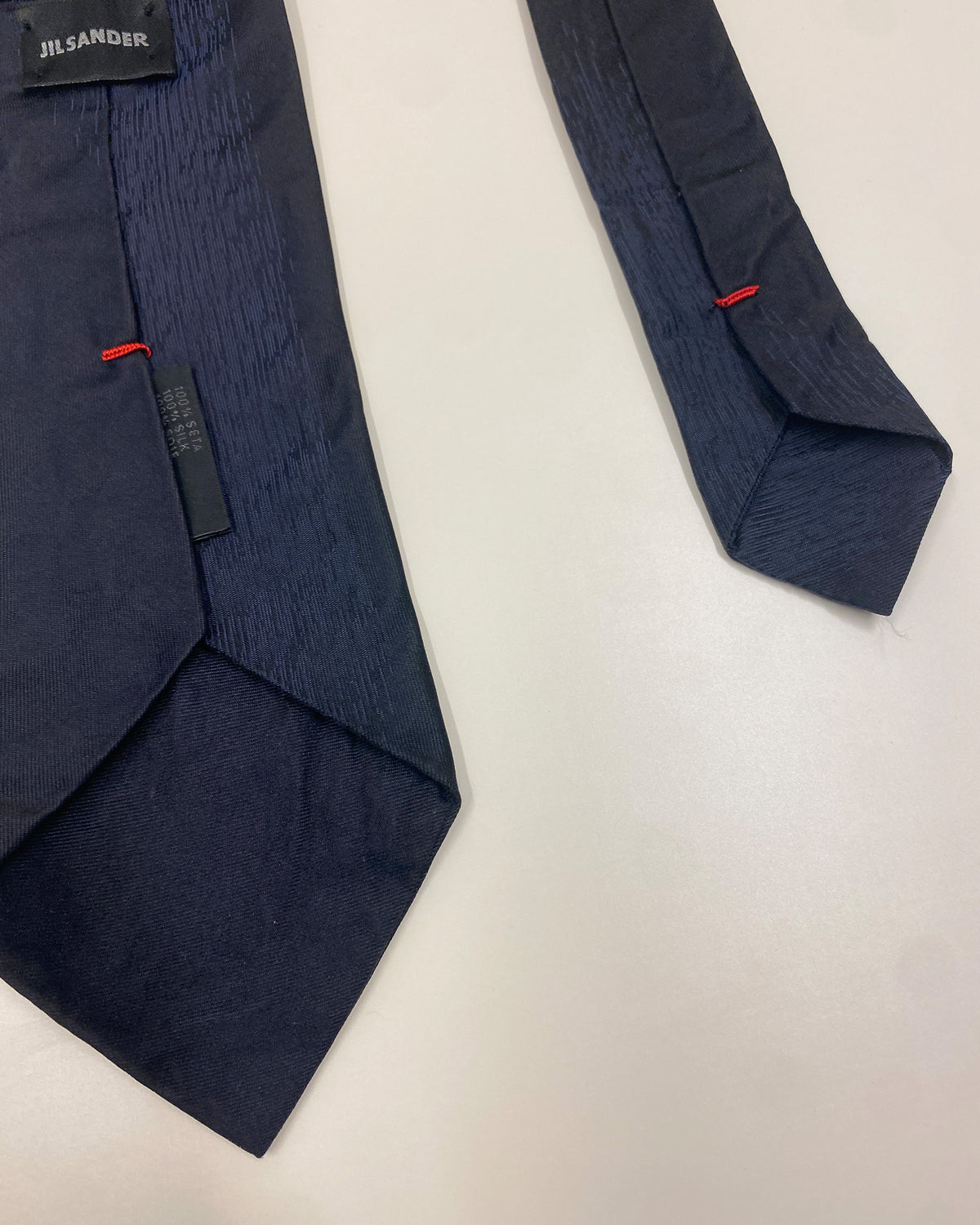 Jil Sander 2000s Almost Classic Tie Navy