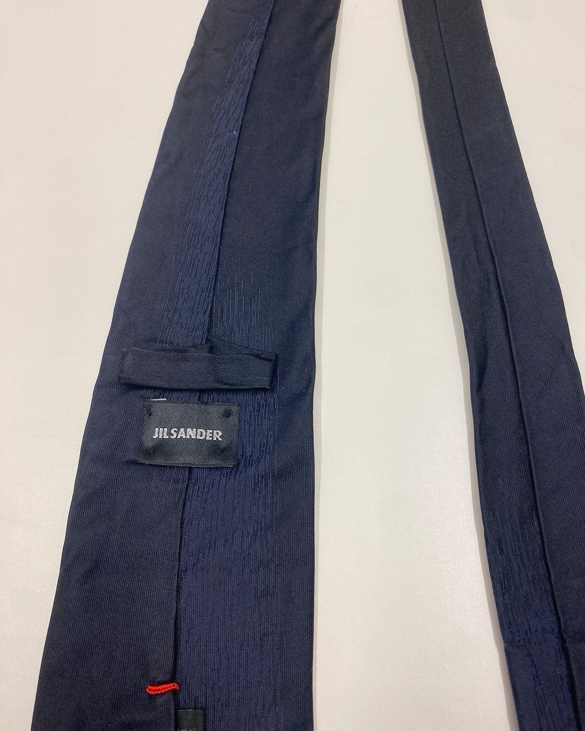 Jil Sander 2000s Almost Classic Tie Navy