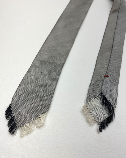 Jil Sander 2000s Open Hem Tie Grey
