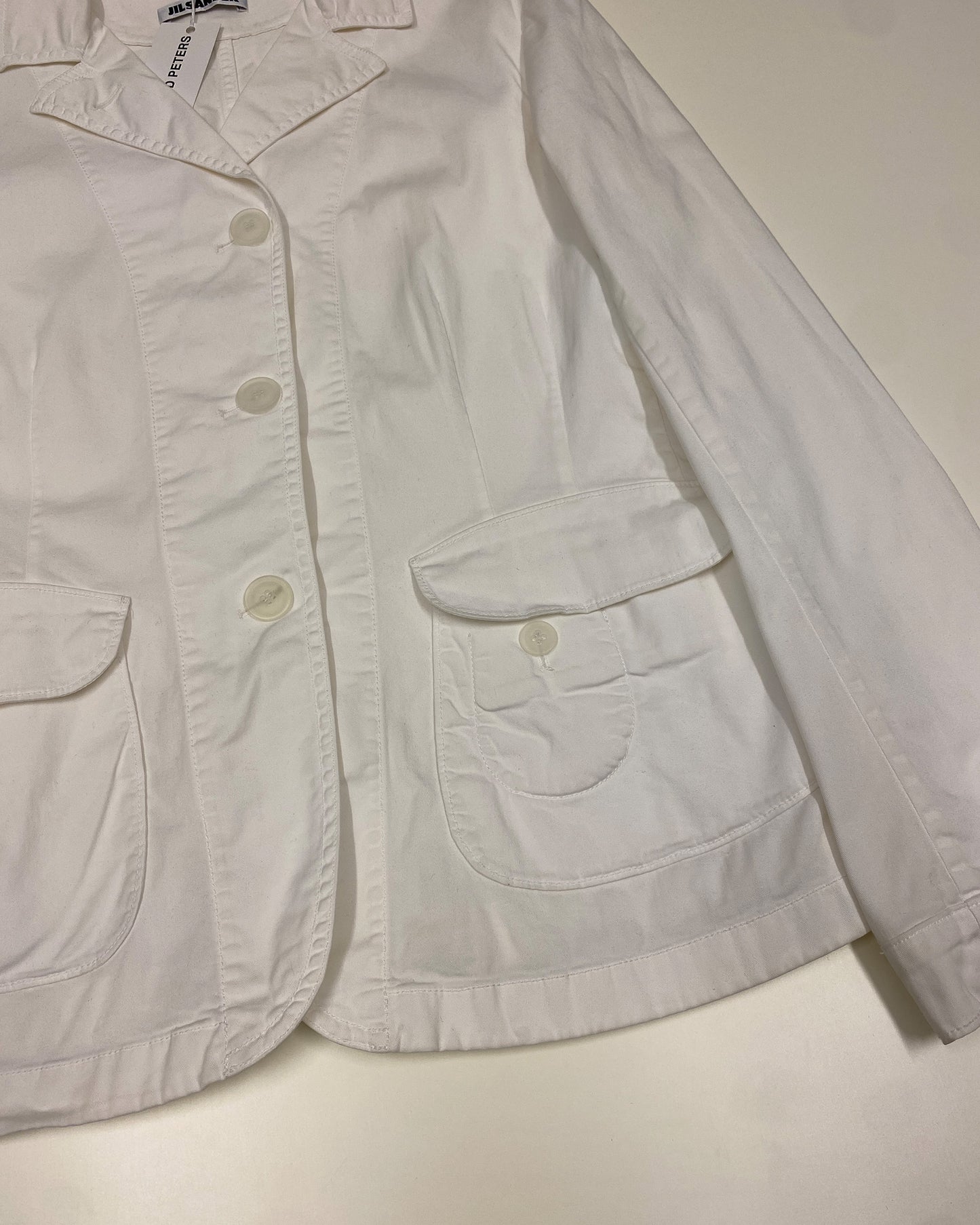 Jil Sander 2000s Light Blazer Jacket White