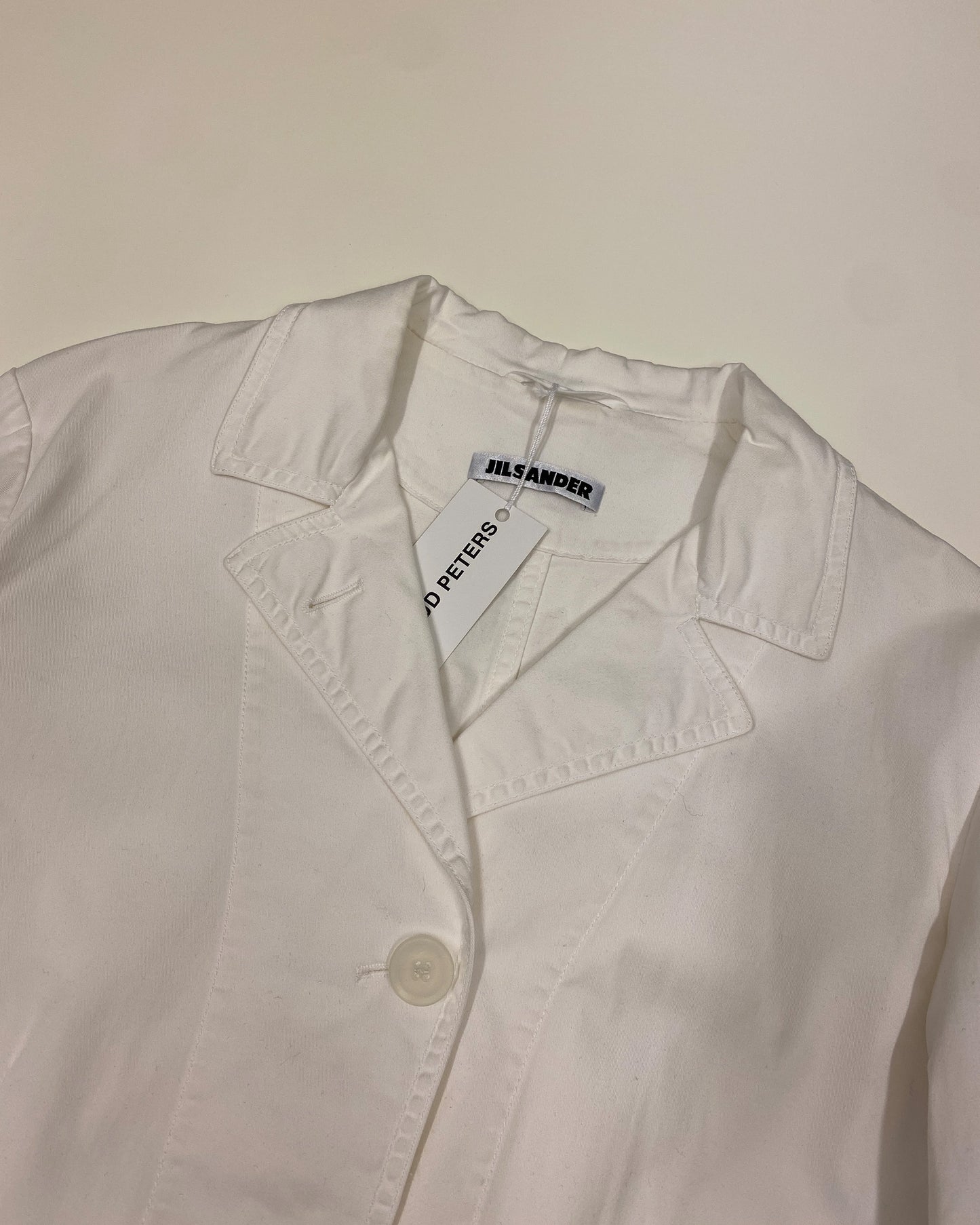 Jil Sander 2000s Light Blazer Jacket White