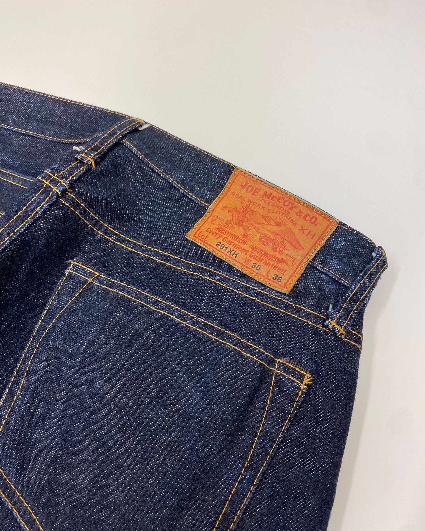 Joe McCoy 2010s Lot. 991XH Selvedge Denim Dark Blue