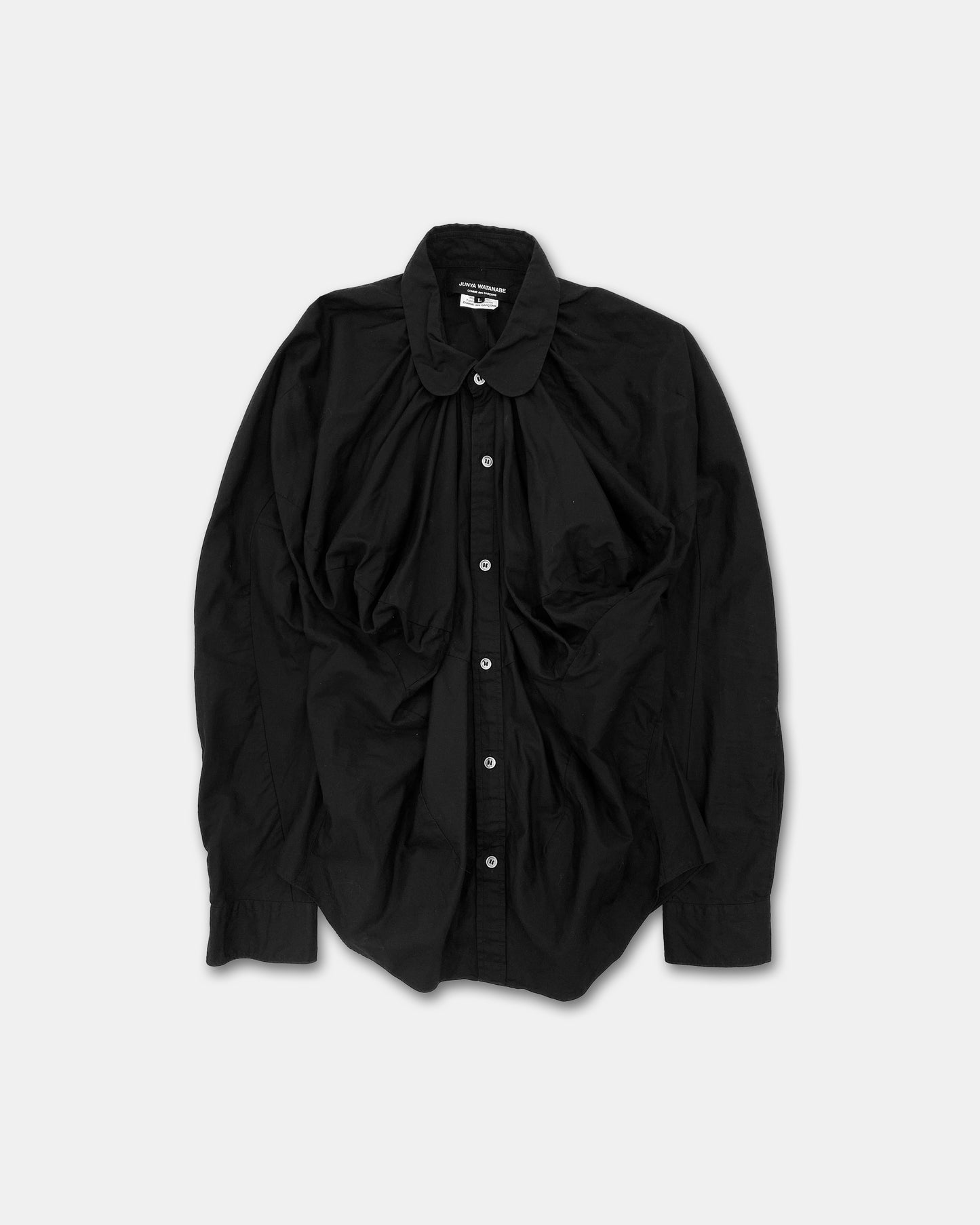 Junya Watanabe Comme des Garçons AW2009 Big Breast Blouse Top Black
