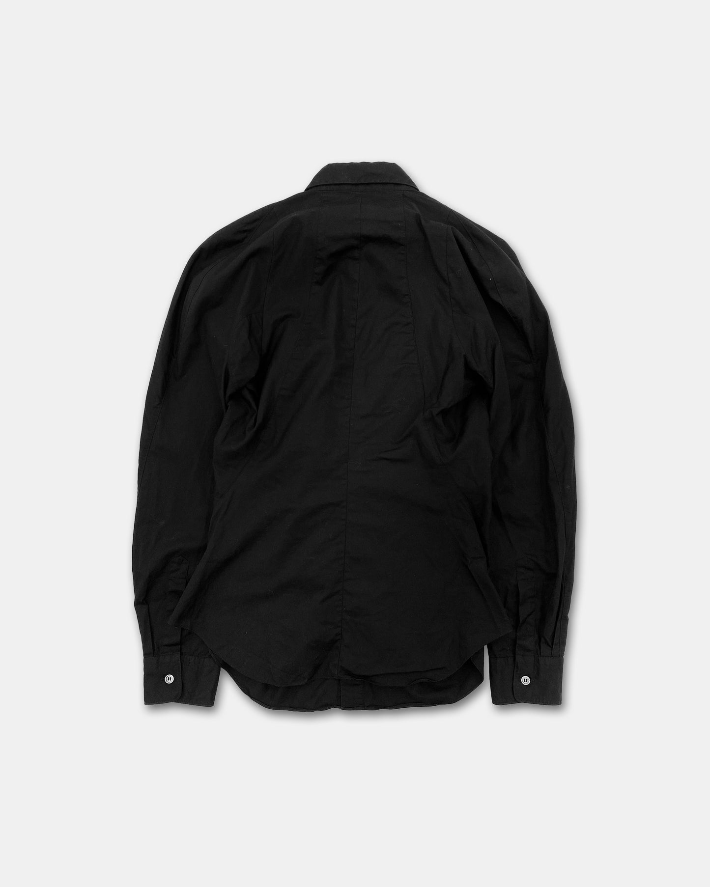 Junya Watanabe Comme des Garçons AW2009 Big Breast Blouse Top Black