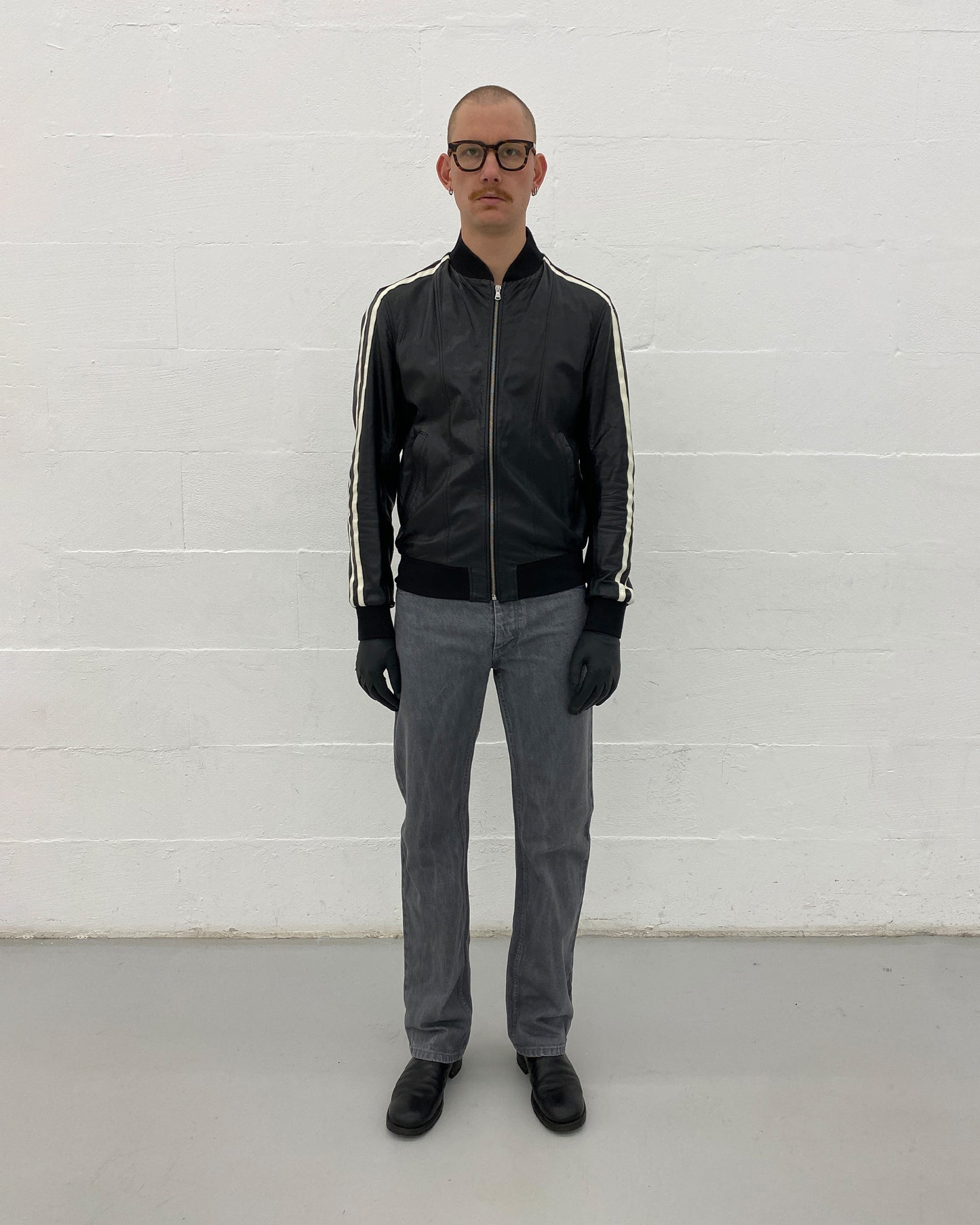 Karl Mommoo 2000s Leatherjacket Black