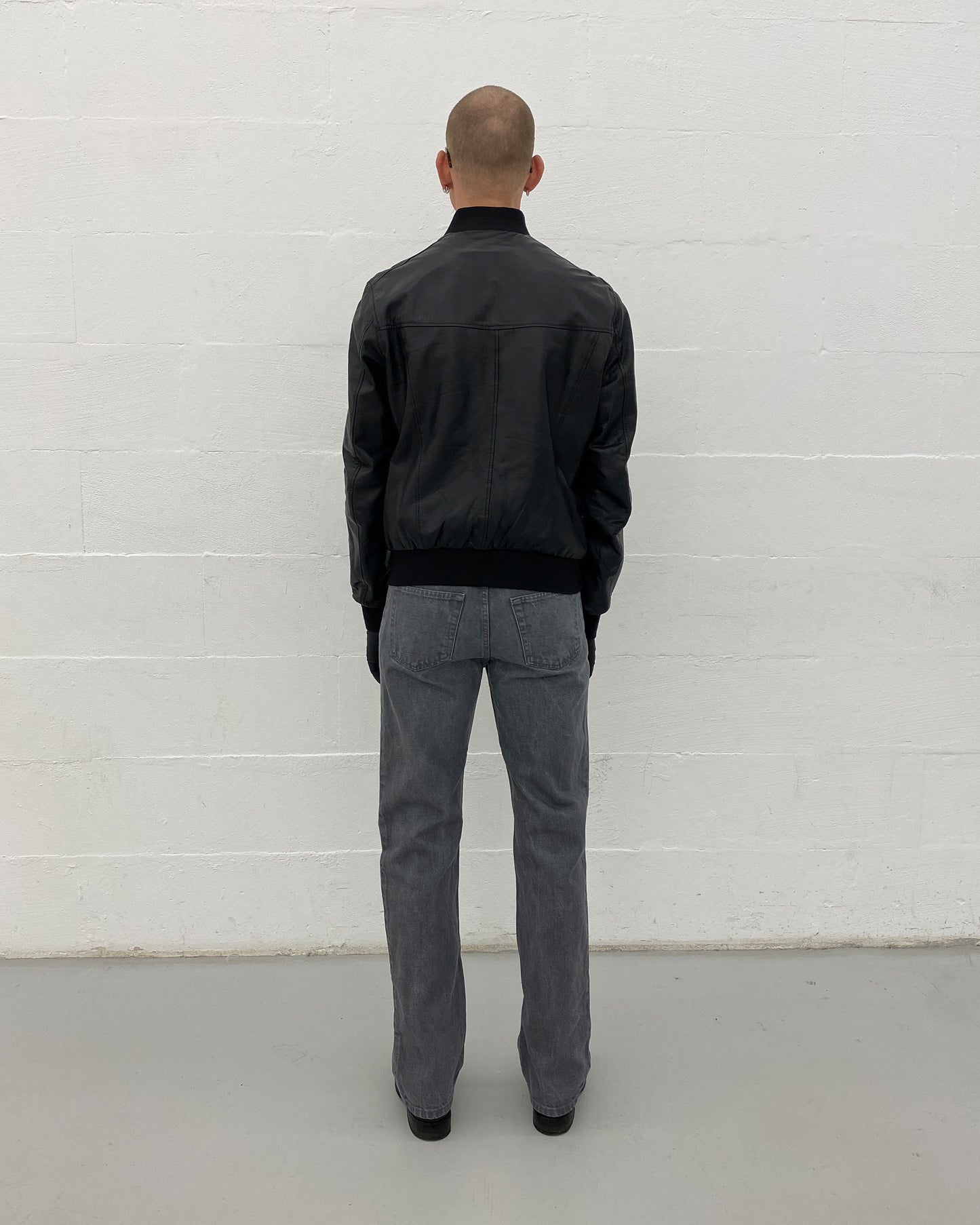 Karl Mommoo 2000s Leatherjacket Black