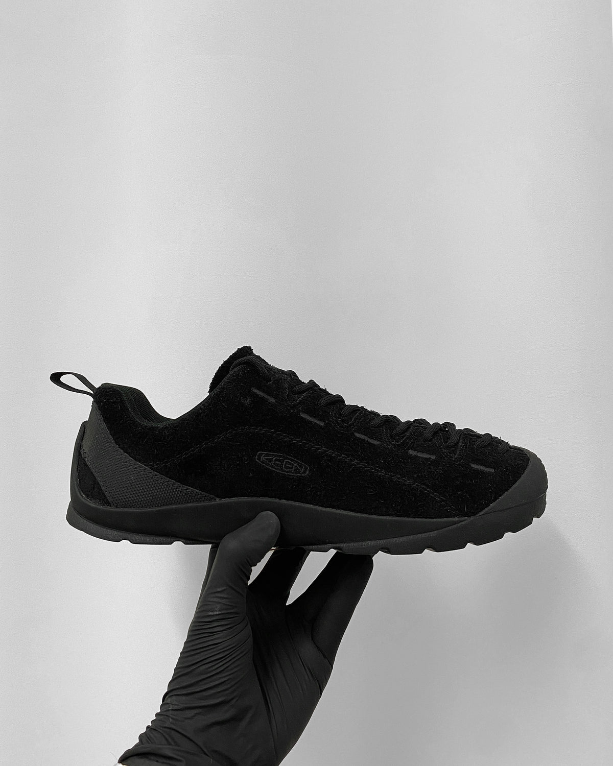 Keen 2020s Suede Leather Jasper Sneaker Black