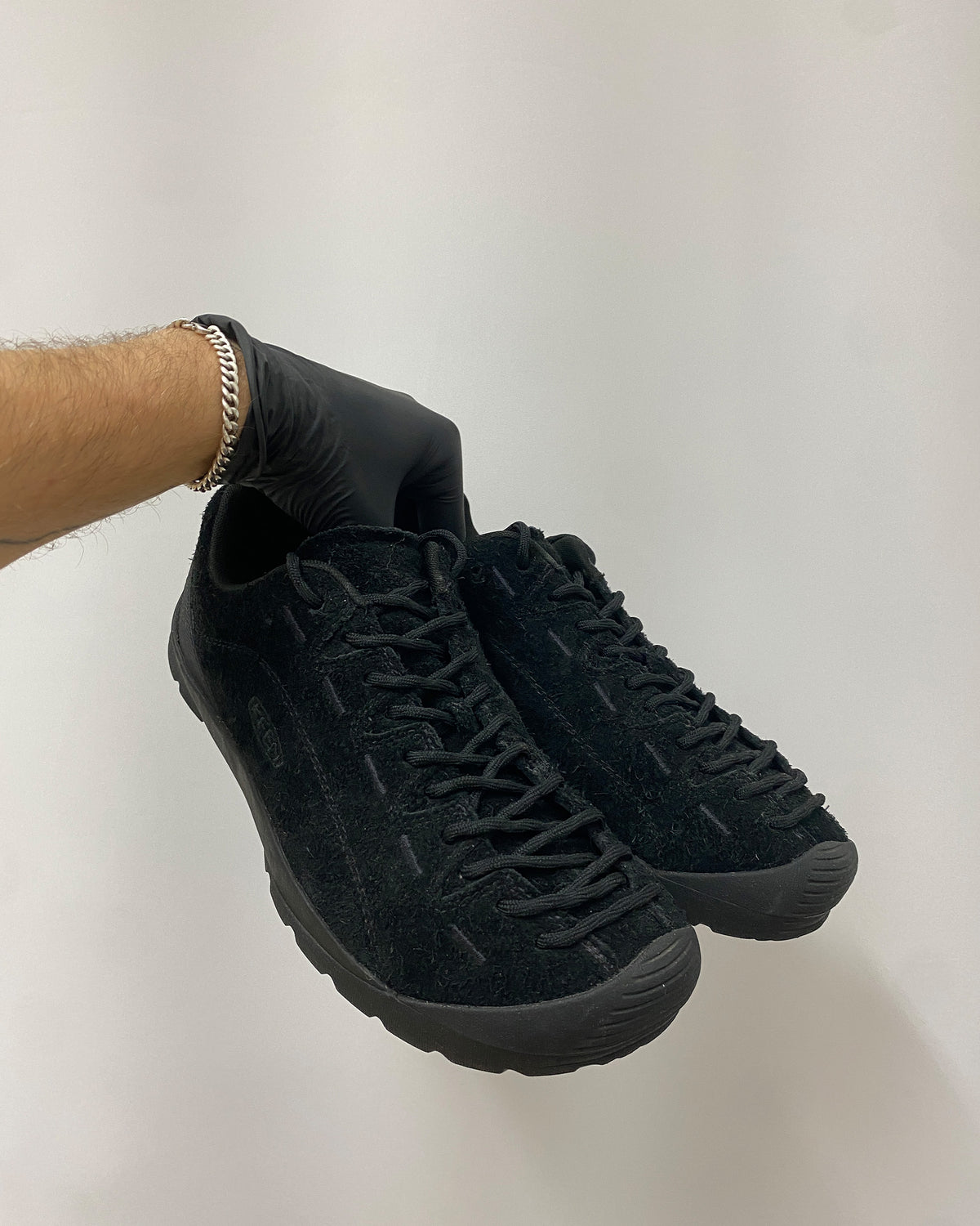 Keen 2020s Suede Leather Jasper Sneaker Black