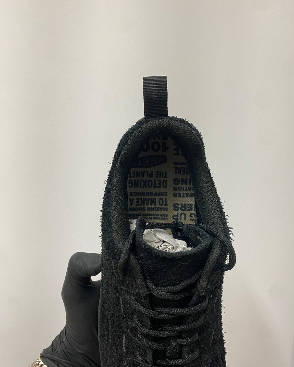Keen 2020s Suede Leather Jasper Sneaker Black