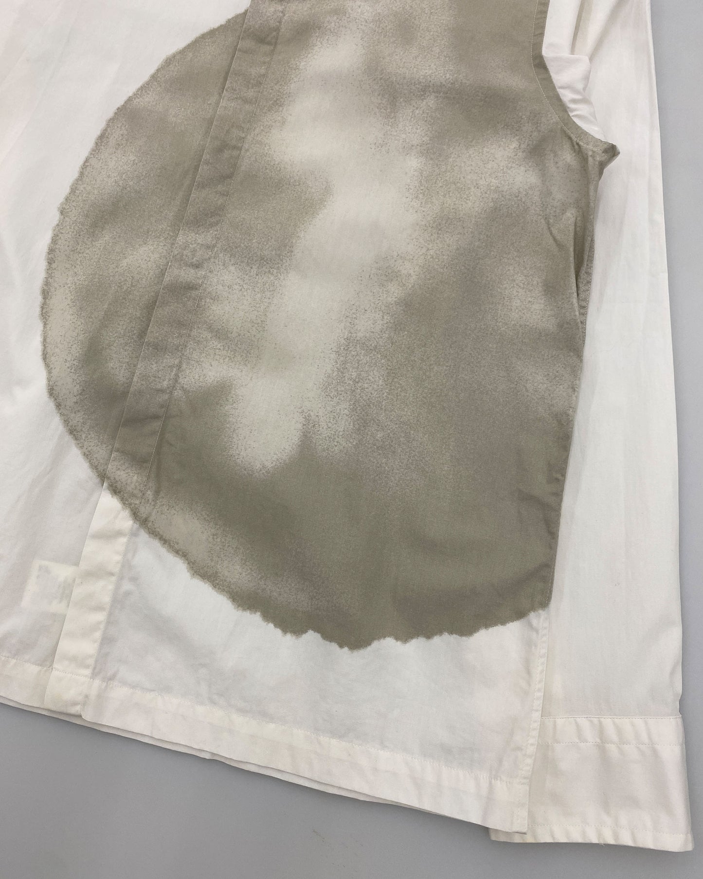 Kenzo Homme 1990s Big Stain Shirt White