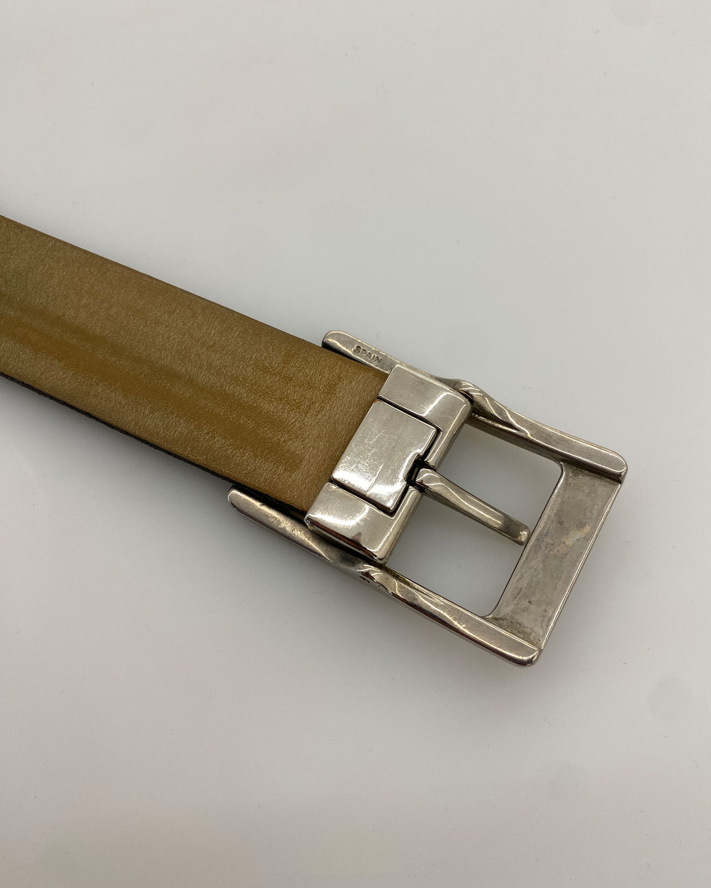 Vintage 2000s Soft Leather Belt Black