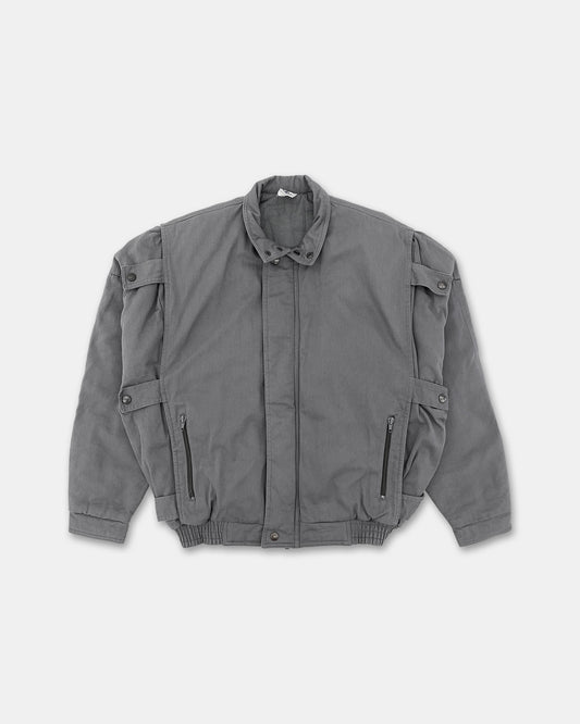 Lee 1980s Adjustable Padded Jacket Grey