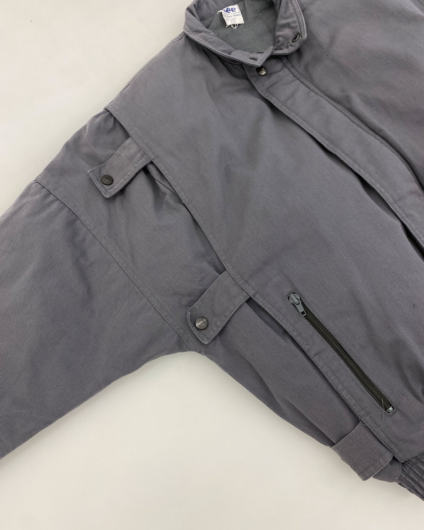Lee 1980s Adjustable Padded Jacket Grey
