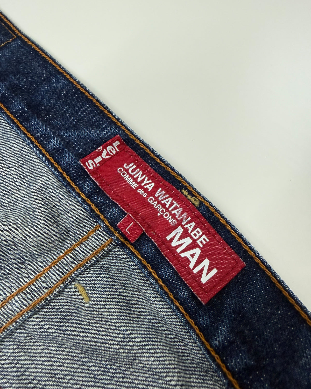 Junya Watanabe Man Comme des Garçons x Levis SS2002 Poem Denim Dark Blue